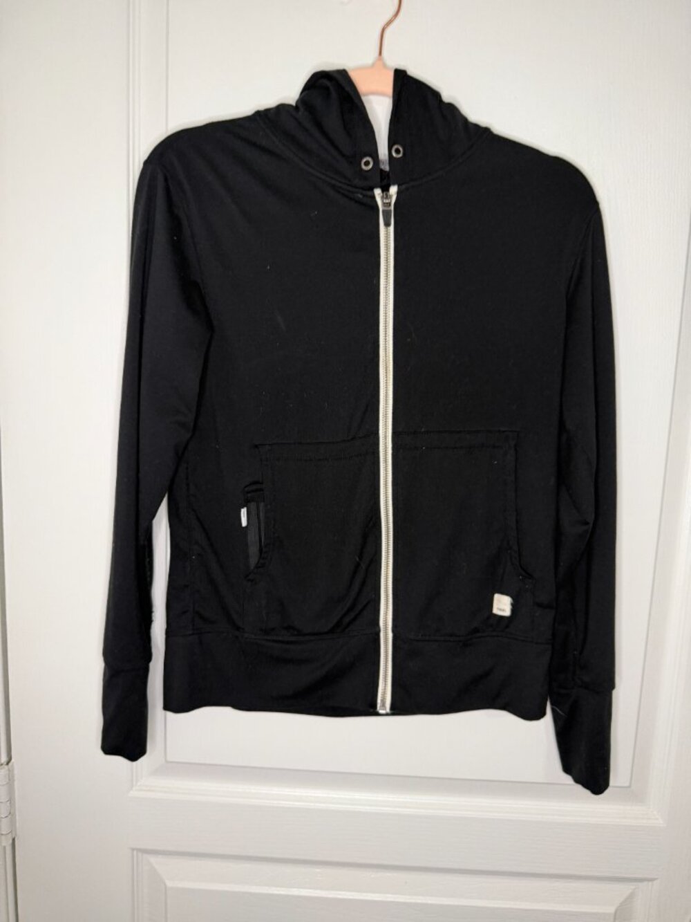 Vuori Black Full Zip Hoodie - XS (based on measurements)- MSRP $110 - Picture 5 of 8
